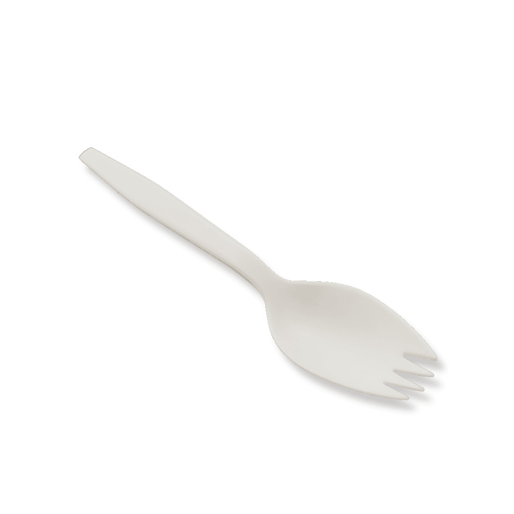 6 inch GetBio® Disposable Corn Starch Spork